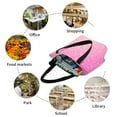 thumbnail image 6 of Bingfone Breast Cancer Pink Ribbons Awareness Women Shoulder Tote Bags Casual Bag Ladies Shopping Handbag, 6 of 7