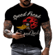 thumbnail image 2 of Nueva camiseta de verano para hombre con estampado 3D de Sonic Bird y motocicleta Speed Freak, informal, deportiva, holgada, de manga corta, para familia, padres e hijos, 2 of 5