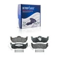 thumbnail image 4 of Detroit Axle - 4pc Brake Pads for 2006-2010 Jeep Commander Grand Cherokee, 4 Front & Rear Ceramic Brake Pads 2007 2008 2009 Replacement, 4 of 7