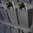 thumbnail image 4 of Zapatero colgante, 24 bolsillos, bolsillo de almacenamiento colgante, sobre la puerta, armario para colgar en la pared, bolsillos de malla grandes negros (negro) 1 pieza), 4 of 5