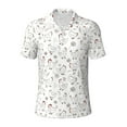thumbnail image 2 of Daiia Funny Chicken Pattern Men’s Polo Shirts,Solid Deck Shirt,Classic Fit, Breathable Cotton Polo for Casual and Sport Wear-4X-Large, 2 of 9