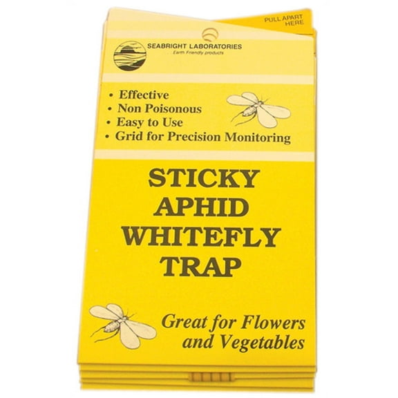 Hydrofarm Hgslwft 5 Count Sticky White Fly Trap