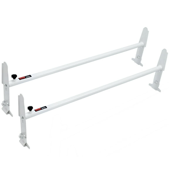 VEVOR Van Roof Ladder Rack,2 Bar Alloy Steel Ladder Racks, Adjustable from 47.2"-78.7", 500 lbs Capacity, Roof Rack Compatible with Full-size Vans with Rain Gutter, Chevrolet Express, GMC Savana, etc