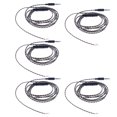 thumbnail image 1 of 5Pack 3.5mm Aux De Audio Reparación De Cable De Actualización Línea De Cable Para 1.2 M DIY Baoblaze Cable de audio para auriculares DIY, 1 of 6