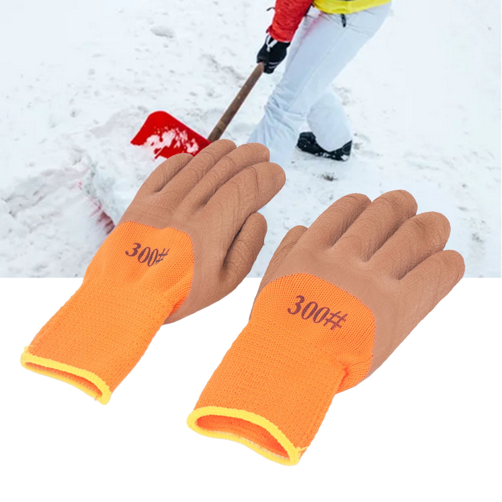 Freezer Gloves, Safety Work Gloves  Multipurpose Wear Resistant 5 Pairs  for Construction