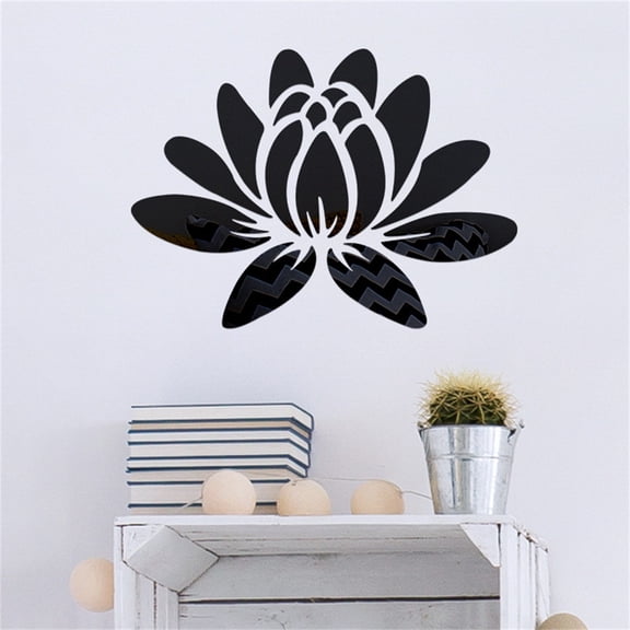 3D Acrylic Mirror Wall Stickers, Self-Adhesive Removable Adhesive Removable Waterproof Art Decals, Eco-Friendly Decor For Bedroom Living Room Bathroom Home Smooth Surfaces