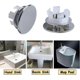 thumbnail image 4 of 4 Pack Sink Basin Overflow Trim Ring Solid Brass Bathroom Sink Trim Overflow Cover Insert In Hole Round Caps, Double Layer Copper Solid Chrome-Good-Yv, 4 of 5
