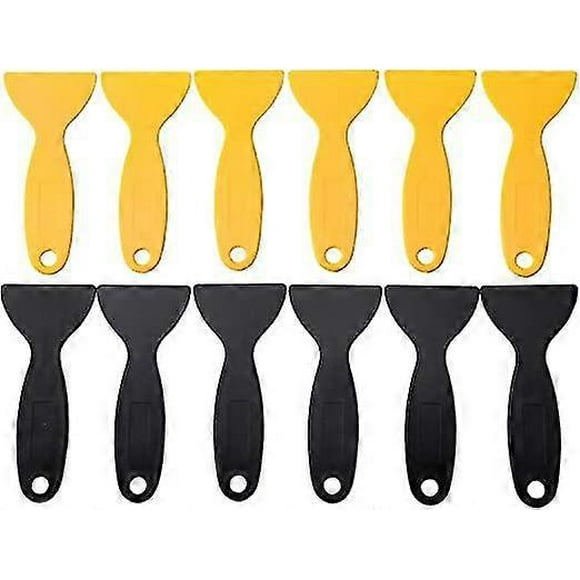 12pcs Plastic Scraper Putty Knife Wall Filler Tool Flexible Paint Scraper Polyfilla Kit For Wall Car Putty