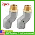 thumbnail image 2 of 1 Inch NPT Fuel Transfer Hose Swivel for Easy Use Fuel Nozzle-Hose Assembly 2pcs, 2 of 9