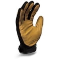 thumbnail image 3 of EXO Mechanics Gloves, Genuine Leather Palm, Polyester Back, 2XL, Black/Gold, 3 of 3