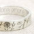 thumbnail image 6 of Xinyolin Finger Ring Flowers Pattern Exquisite Alloy Lovers Lettering - Dandelion Ring for Dating, 6 of 8