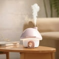 thumbnail image 3 of Mini Humidifier with Night Light, USB Rechargeable Desktop Cool Mist Humidifier, Silent Operation, 7 Color Gradient LED, Portable Air Humidifier for Bedroom Office Dorm Home, 3 of 6