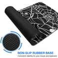 thumbnail image 6 of Long Mouse Pads for Desk,Black Halloween Spider Webs Desk Mats on Top Of Desks, Desk Mouse Pad Extra Large with 3mm Non-Slip Base and Stitched Edge for Gaming,Office,Work,Home 31.5"x11.8", 6 of 6