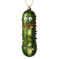 thumbnail image 2 of TOPReddon Green Christmas Tree Ornaments,Cute Acrylic Green Pickle Cucumber Hanging Ornaments, Christmas Cucumber Pendant with Lanyard, Christmas Tree Decoration Hanging Ornaments, 2 of 5