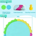 thumbnail image 6 of Niubya 60" Non-Slip Splash Pad for Kids & Dog, Thicken Sprinkler Pool Outdoor play mat, Four color splicing, 6 of 9