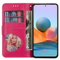 thumbnail image 4 of Ancove for iPhone 13 Wallet Case with Card Holder & Strap,Glitter Bling PU Leather Shockproof Magnetic Kickstand Zipper Pocket Flip Case Cover for Apple iPhone 13,Rose, 4 of 6