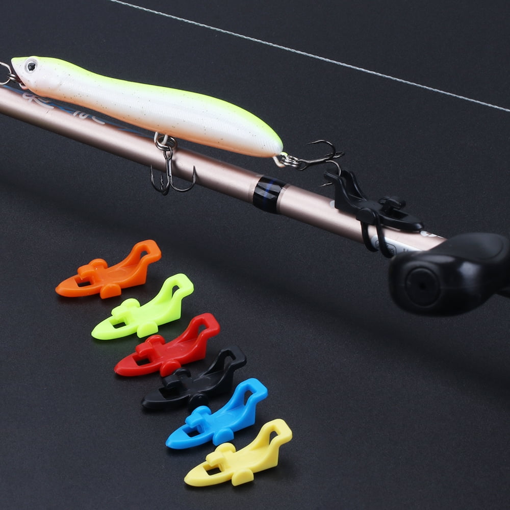 Set of 10 Fishing Hook Keeper for Fishing Rod Pole Fishing Lures Bait