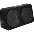 thumbnail image 2 of Kicker 48TCWRT102 CompRT 10" subwoofer in thin profile enclosure, 2ohm with 47KEY5001 Amp & Speaker Wire Bundle, 2 of 10
