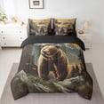 thumbnail image 2 of Castle Fairy Teens Animal Bear Twin Bedding Sets,Jungle Wildlife Bedding Comforter Set, 2 of 8