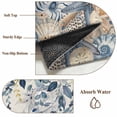 thumbnail image 6 of Area Rugs for Living Room Bedroom, Blue Eucalyptus Coastal 4'x6' Rug Washable Carpet Runner Indoor Outdoor, Beach Starfish Shell Nautical Rustic Non Slip Accent Floor Mats Rug for Kitchen, Office, 6 of 8