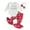Red, variant on Bagilaanoe 3pcs Newborn Valentine's Day Outfits Baby Girl Pants Set Long Sleeve Romper Tops + Heart Flare Trousers + Headband 3M 6M 12M 18M Infant Casual Clothes