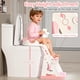 thumbnail image 5 of Inodoro Vorykido 2 en 1 con asiento para ir al baño con escalón, color rosa, 5 of 7