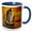 Blue/White, variant on 3drose, Chinese Junk - Fishing Boat, Chinese Junk, Yellow, Orange, Green, Boats, Sailing, Impressionism, 11oz Magic Transforming Mug