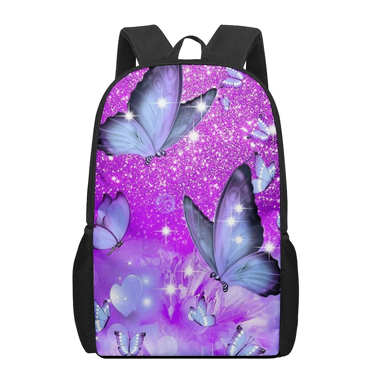 Butterfly backpack for school sale