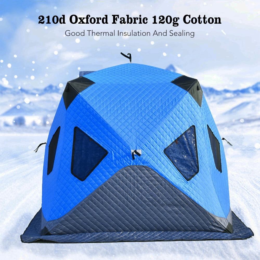 Tente De Pêche Portable Instantanée - Protection UV, Fenêtres Et Portes Des Deux Côtés - Pour Camping, Randonnée, Plage - Avec Sac De Transport