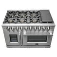 thumbnail image 3 of Forno Capriasca 48" Freestanding French Door Gas Range, 3 of 8