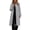Gray, variant on TGSLY Long Trench Coat for Women Lightweight Collared Single Breasted Button Outerwear Loose Casual Solid Color Long Sleeve Jacket with Pockets L