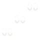 thumbnail image 4 of Guardurnaity 1 par de aretes de estilo simple en forma de U con estampado de leopardo, colgante universal para oreja, accesorio de moda para niñas Type1 NO1, 4 of 6