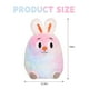 thumbnail image 5 of Yohica Conejo de Pascua de peluche de juguete, juguetes de peluche, decoraciones, lindo animal, conejito de peluche, cesta de Pascua, regalos de fiesta para niñas y niños (Caihongtuzi), 5 of 5