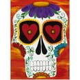 thumbnail image 1 of Great BIG Canvas | Rolled Kerri Ambrosino Poster Print entitled Fire Sugar Skull, 1 of 4