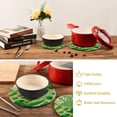 thumbnail image 4 of SKYSONIC St Patrick Day Pot Holders Trivets, 2 Pcs Heat Resistant Trivets,Foots of Leprechaun Cotton Thread Weave Mats for Hot Pads Pans Pot Bowl Teapot for Kitchen Decor, 4 of 7