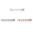 thumbnail image 3 of Moyic Feiqiong 2019 autoadhesivo 6 ganchos de pared Color puro puerta de baño ganchos de plástico estante de moda sin taladro organizador estante de Juegos de accesorios de baño albaricoque Moyic JJ24796-03, 3 of 6