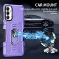 thumbnail image 4 of for Samsung Galaxy A14 Case with Metal Ring Kickstand for Women & Men, Heavy-Duty Protection Shockproof Bumper Cover Case for Samsung Galaxy A14 4G/5G TY Purple, 4 of 18