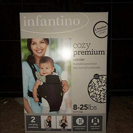 Infantino Padded Baby Carrier for Newborn 25 lbs, 2-Position, Blue, One Size
