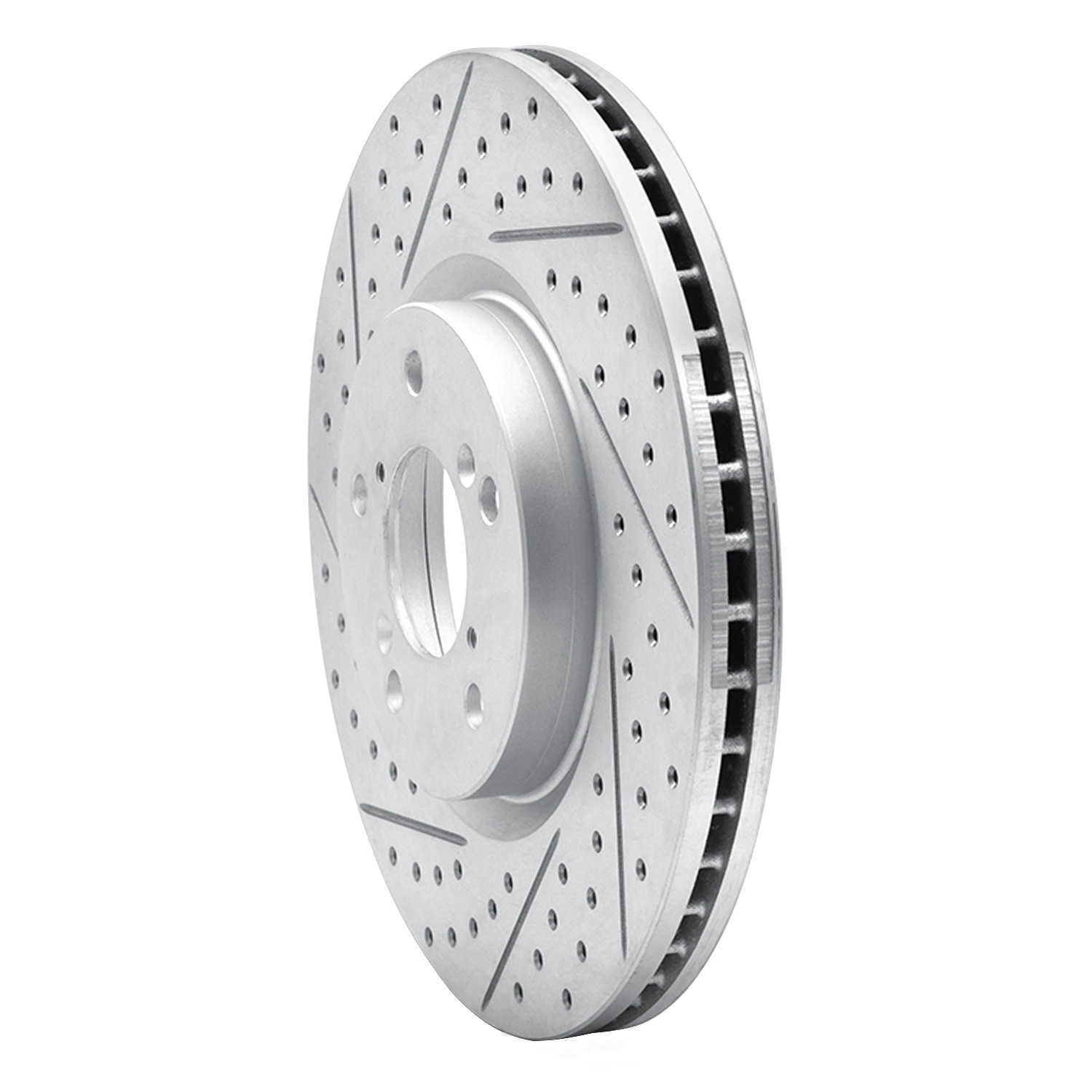 Dynamic Friction Company 830-59053L DFC Geoperformance Rotor - Drilled and Slotted