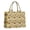 Yellow Brown Sunflower, variant on Large Capacity Tote Bag,Leopard Sunflower Pattern Handbag Fashion Luxury Tote Bag,15.7"x13"x 5.1" Inches,Laptop Compatible