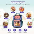 thumbnail image 5 of LZLINGMEI 30PCS Plastic Gift Bags with Handles, Cartoon Backpack Bags for Party, Wedding, Birthday,Bulk Goodie Bags for Candy, Party Favors, Snacks, 5 of 12