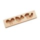 thumbnail image 3 of Moldes de madera para pastel de luna de bricolaje, pastel de calabaza, pastel de chocolate, muffins, tazas, 8 agujeros Perro Sunnimix Molde de madera, 3 of 6