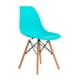 thumbnail image 3 of Set de Sillas Holly Estilo Eames Moderna Color Azul Turquesa Moblüx Deco, 3 of 4