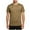 Khaki, variant on Nmnitkp Mens Shirts Casual Loose Sports Breathable Ice-Silk Mens Short Sleeve Shirts Round-Neck Quick Dry Mens Pullover Dark Gray,5XL