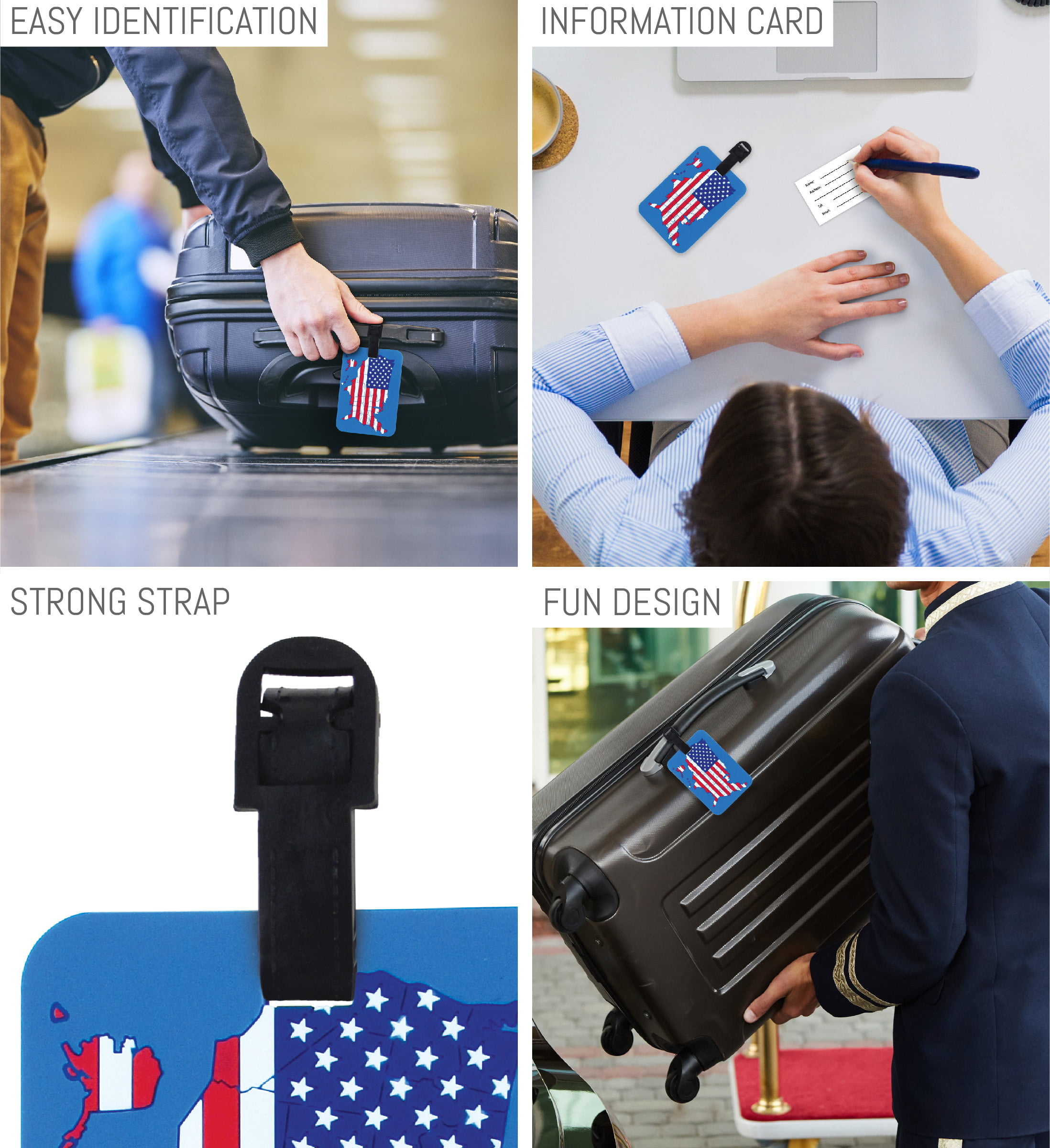 Luggage Tags - U.S. Cities - SFHQ