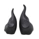thumbnail image 4 of 2 figuras de elefante de cerámica para decoración de escritorio, ideal como regalo para TV. negro, 4 of 9