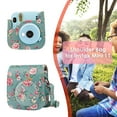 thumbnail image 2 of PU Leather Camera Case Protector for Fujifilm Instax Mini 11 9 8+ 8 (Green), 2 of 8