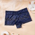 thumbnail image 2 of LNWUY Women's Underwear Regular Thin Lace Breathable Boyshort Panties Cheeky Panty for Ladies Blue XXL, 2 of 4