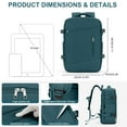 thumbnail image 6 of Large Travel Backpack for Adults, Carry on Backpack for Women Flight Approved Personal Item Backpack for Airlines, Business College Laptop Backpack for Men Waterproof Luggage Casual Daypack, 6 of 10