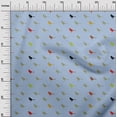 thumbnail image 2 of oneOone Cotton Silk Fabric Artistic Bird Print Sewing Fabric BTY 42 Inch Wide, 2 of 4